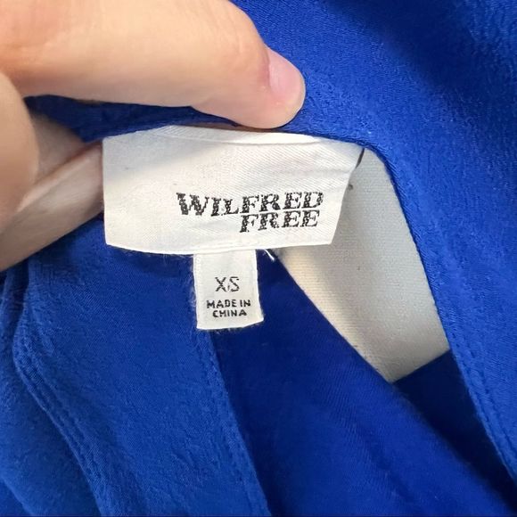 Aritzia Wilfred Free Sleeveless Sheath Mini Dress  Blue - Picture 11 of 15